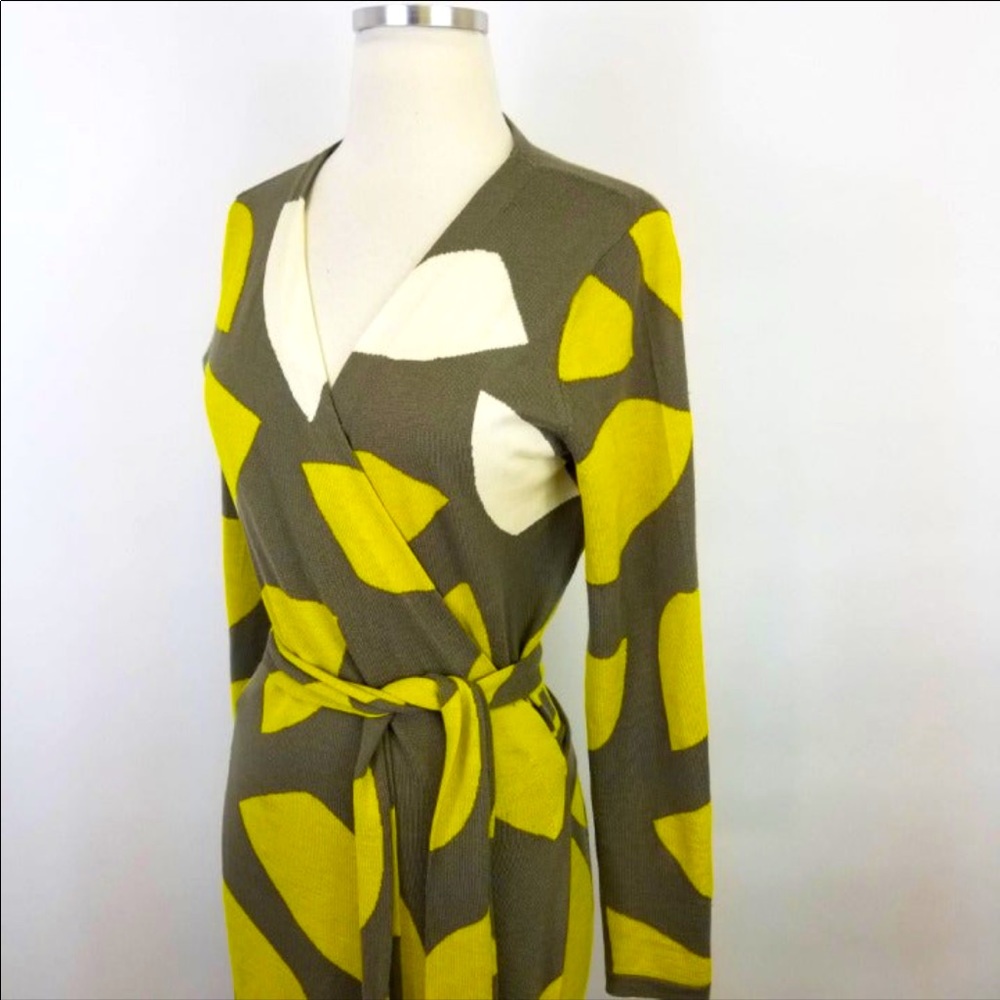 DVF Richley Wool Wrap Dress
